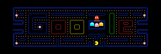 PAC-MAN's 
30th Anniversary Doodle - PAC-MAN™ & ©1980 NAMCO BANDAI Games Inc.