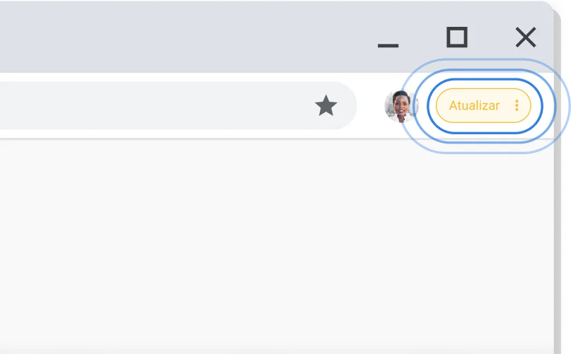 Como aplicar uma atualização pendente Alerta da IU do Chrome de que há uma atualização pendente