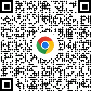 QR code para baixar o Chrome em dispositivos móveis