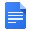 Logotipo do Documentos Google