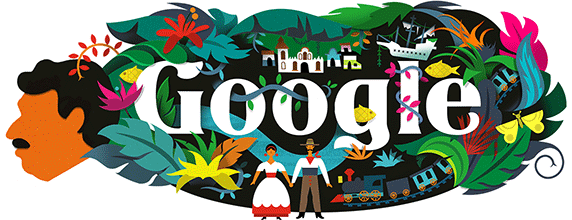 Google relembra aniversário de Gabriel Garcia Marquez Gabriel Garcia Marquez gabriel garcia marquez